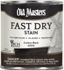 Old Masters 62616 1/2 Pint Rich Tone Fast Dry Stain Carbon Black