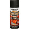 Engine Spray Enamel, Black Semi-Gloss, 12-oz.