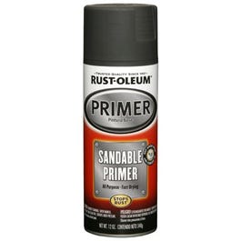 Automotive Spray Primer, Sandable, Black, 12-oz.