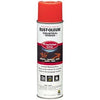 Industrial Choice Precision Line Marking Spray Paint, Fluorescent Red Orange, 17-oz.