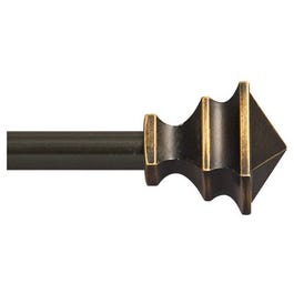 Curtain Rod, Decorative Arts & Crafts, Bronze, 48 to 86-In.