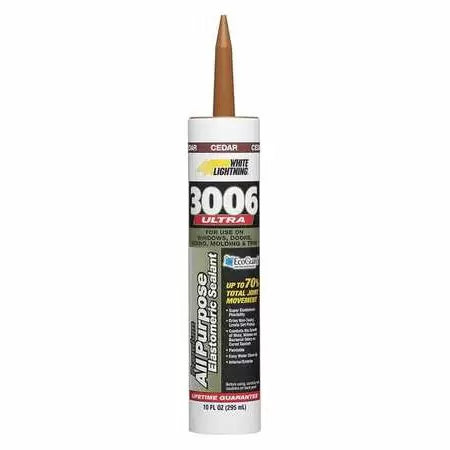 White Lightning 10 oz. Cedar 3006 Ultra All Purpose Elastomeric Sealant