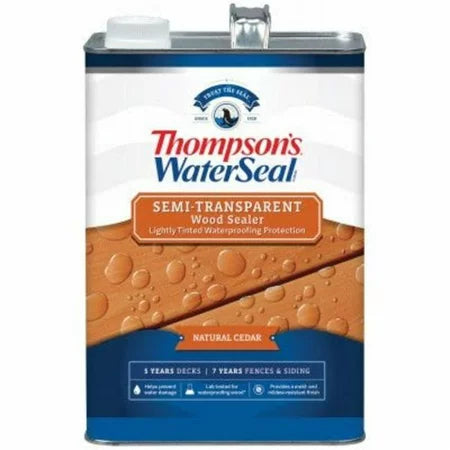 Thompson’s® WaterSeal® Semi-Transparent Wood Sealer 1 Gallon Natural Cedar