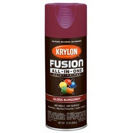 Fusion All-In-One Spray Paint + Primer, Gloss Burgundy, 12-oz.