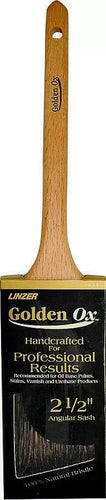 Linzer Golden Ox Very Fine Chinese Bristle 2-1/2” Angled Sash Paint Brush (2-1/2”)