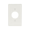 Eaton 1-Gang Single Receptacle Wallplate 1 Receptacle Screw