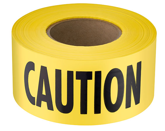 Empire 3 in. x 1000 ft. Caution Tape (3-Pack), Yellow