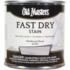 Old Masters 62516 Fast Dry Stain, Weathered Wood ~ 1/2 pt