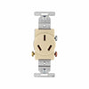 Eaton Cooper Wiring Arrow Hart Heavy-Duty Flush Mount Receptacle 20A, 125/250V Ivory