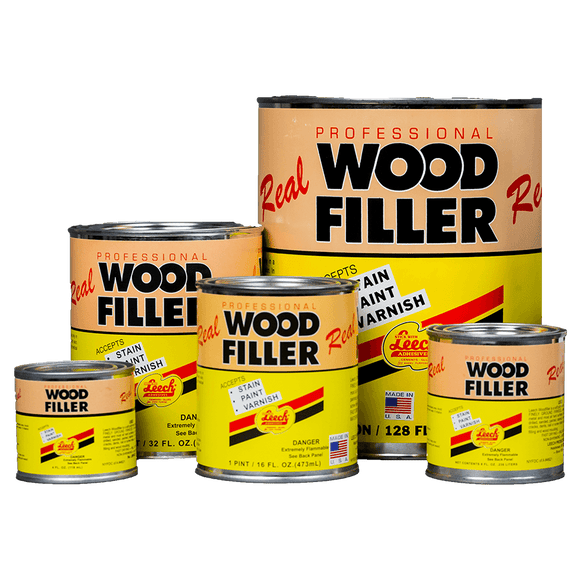 Leech Superior Grade Real Wood Filler 1 Quart