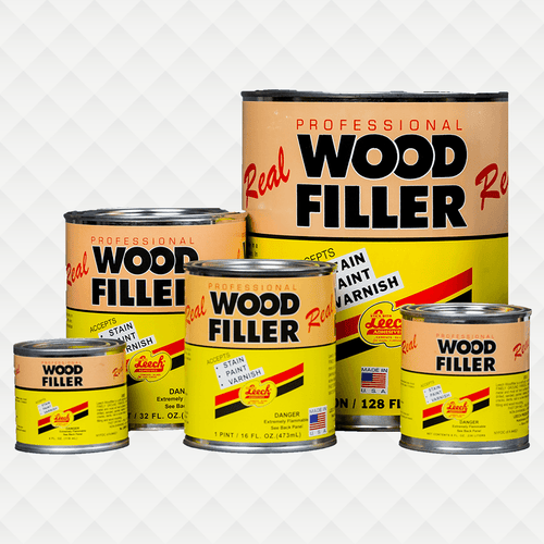 Leech Superior Grade Real Wood Filler 8 oz.