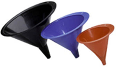 3 PC FUNNEL SET MULTI COLORED 1/2 1 PT