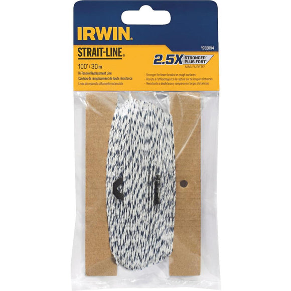 Irwin STRAIT-LINE 100 Ft. Twisted Hi-Tensile Chalk Line