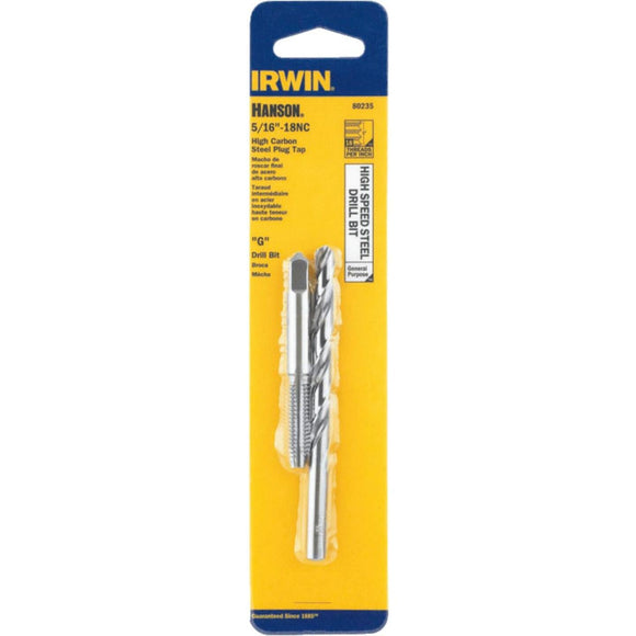 Irwin Hanson 5/16 In. - 18 Plug Tap & Drill Bit