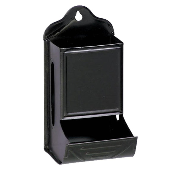 Fulton Black Fireplace Match Box