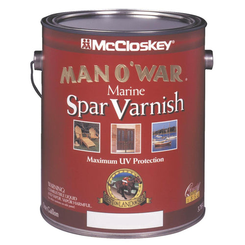 McCloskey Man O'War Satin Marine Interior & Exterior Varnish, Gallon