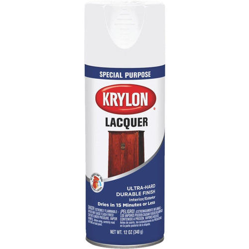 Krylon 12 Oz. White Spray Lacquer