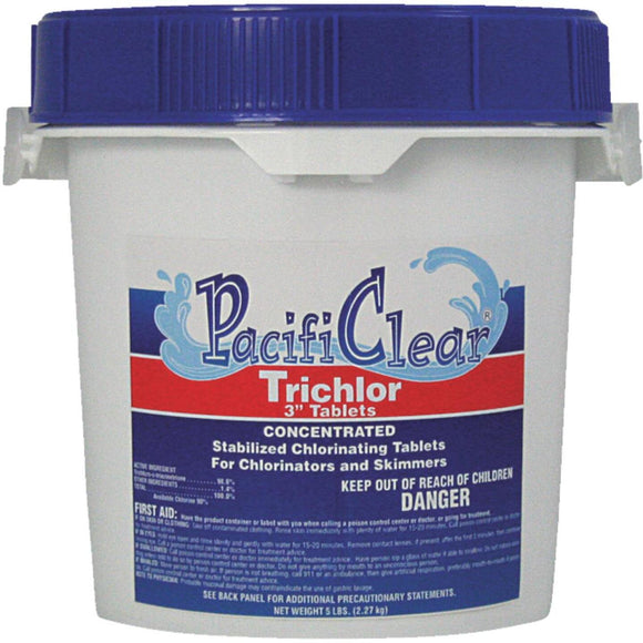 PacifiClear 3 In. 5 Lb. Trichlor Chlorine Tablet