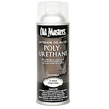 Old Masters 49410 Polyurethane, Aerosol Clear Gloss ~ 12.8 oz