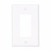 Eaton Cooper Wiring Decorator / GFCI wallplate, White 1 Gang