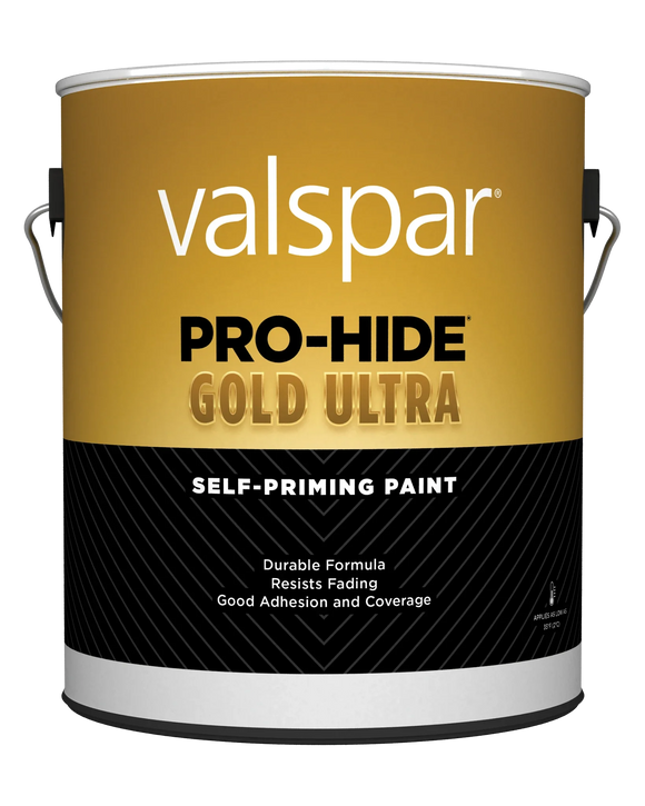 Valspar® Pro-Hide® Gold Ultra Exterior Self-Priming Paint Satin 1 Gallon Clear Base (1 Gallon, Clear Base)