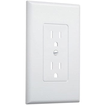 Hubbell Electrical 2500W Masque Duplex Cover, White ~ 1 Gang