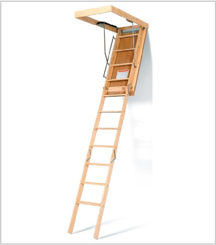 Marwin Atlas Folding Attic Stairway 22.5 x 54 in. x 8 ft. -9 in.