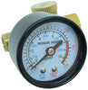 K-T Industries In Line Air Flow Regulator With Gauge