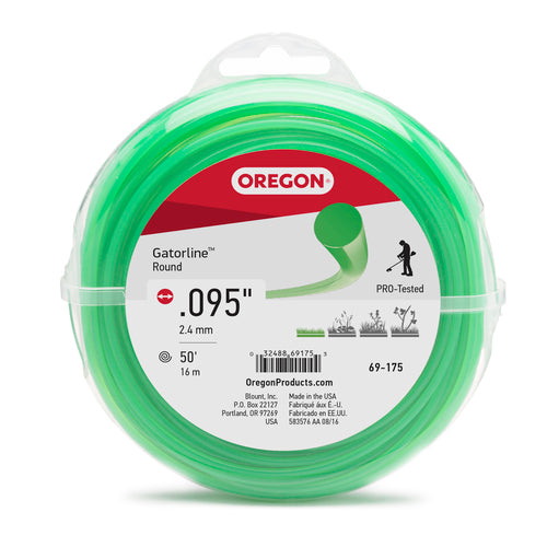 Oregon Gatorline Round Trimmer Line,  .095 IN. BY 50 FT