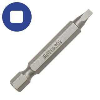 Irwin Square Recess Power Bits #2 x 2 Inch