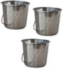 AmeriHome 1.32 Gallon Stainless Steel Bucket 3 Piece Set